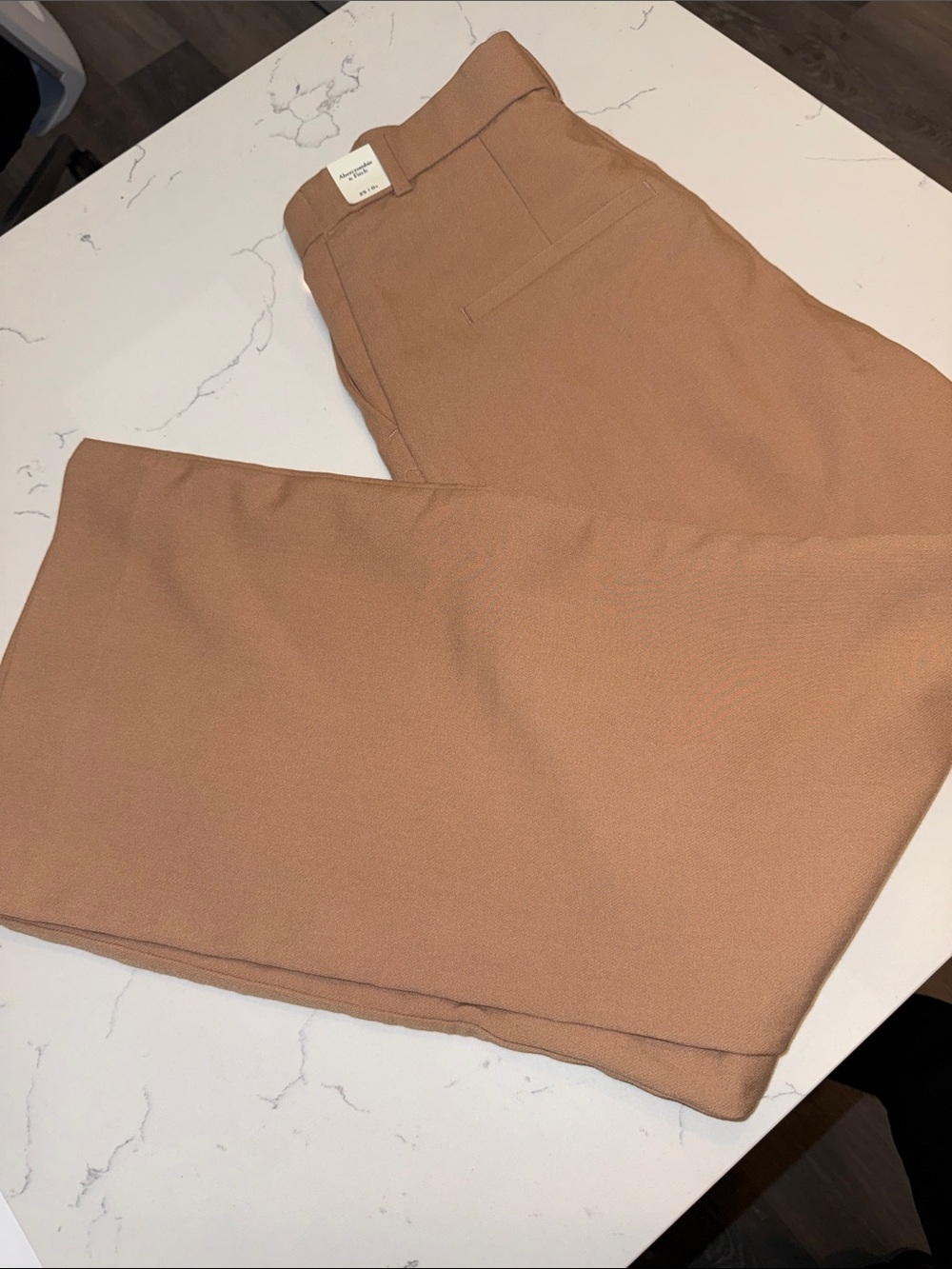 NEW A&F Tailored Wide Leg Pant - Picture 6 of 12